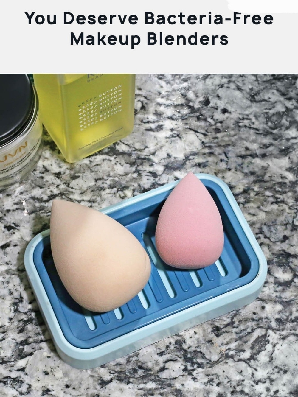 Blue Makeup Sponge Drying Rack BNIB - Picture 2 of 6